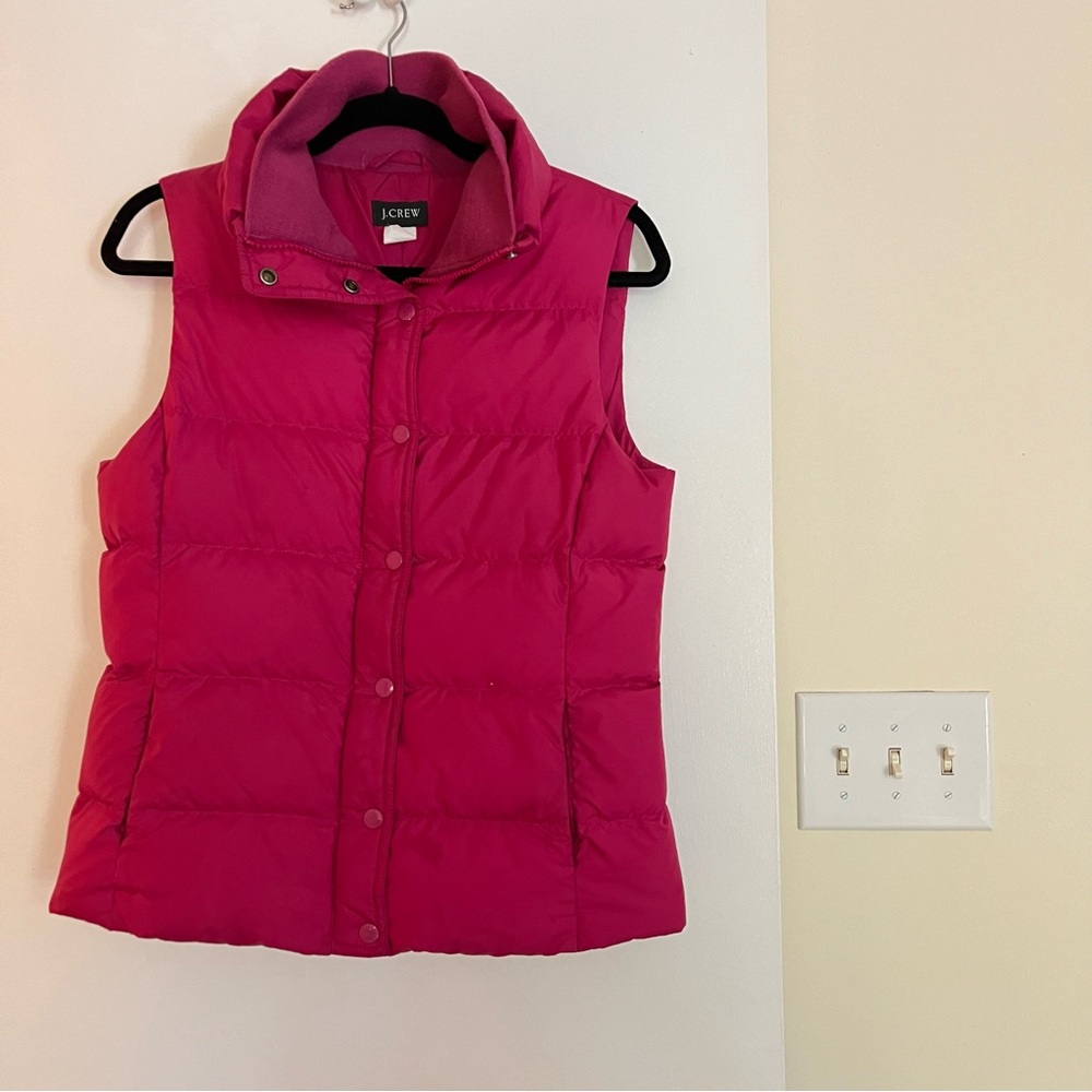 Pink vest down